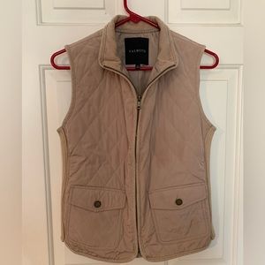 Talbots Vest- quilted w/ Pockets- Size S-